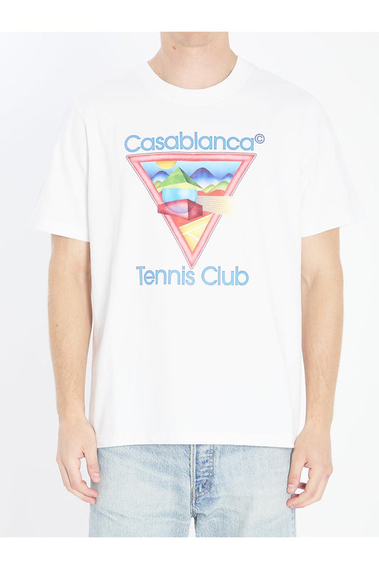 Tennis Club Icon printed t-shirt