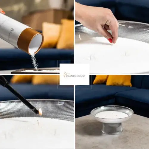 3 kg Kerzenpuder für DIY & Refill – inkl. 80 Dochte