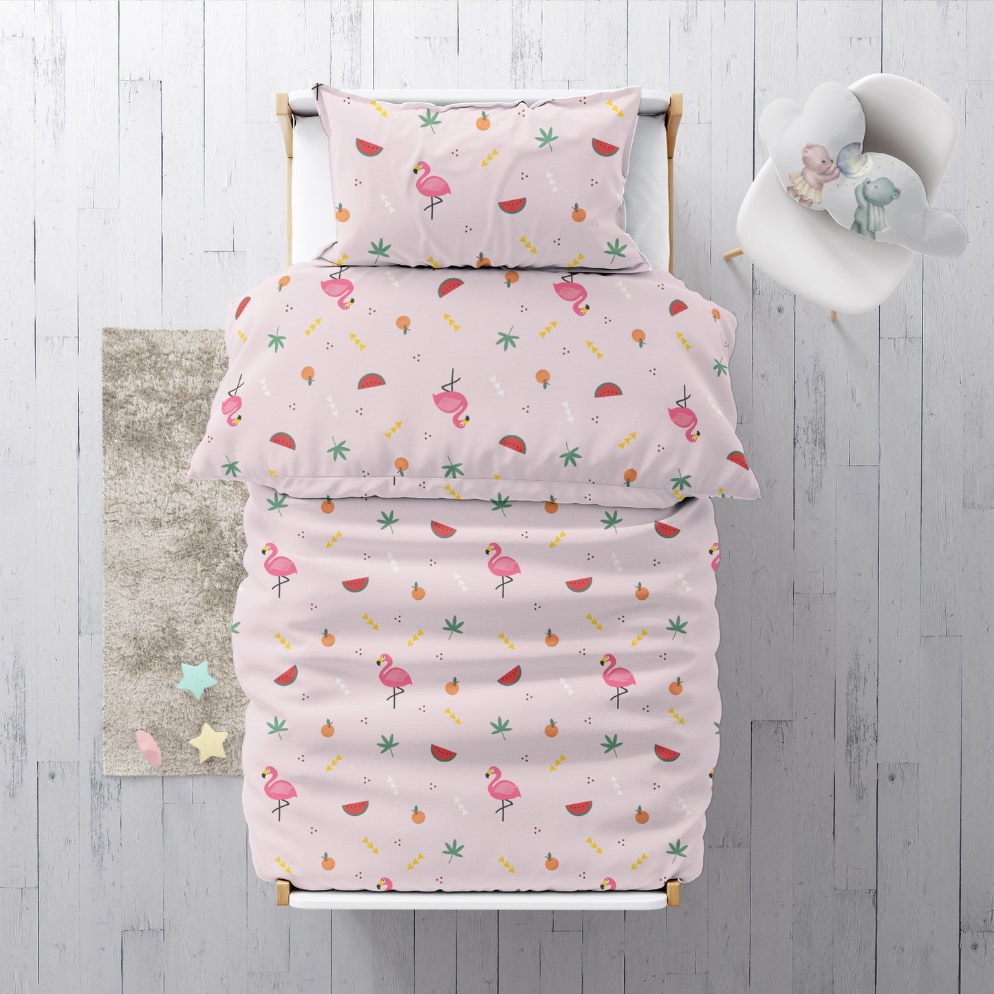 "Flamingo" Premium Children's Bedding