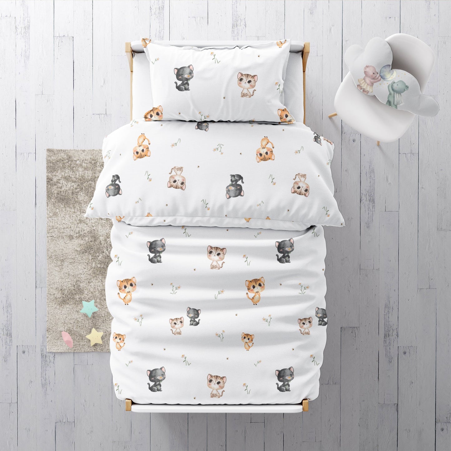 "Cats" Premium Children's Bedding