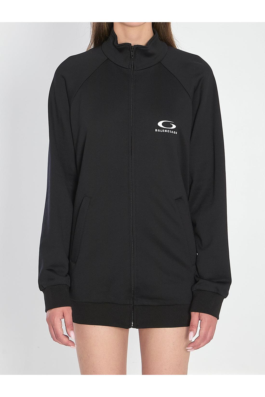 Tracksuit dress with cut-out