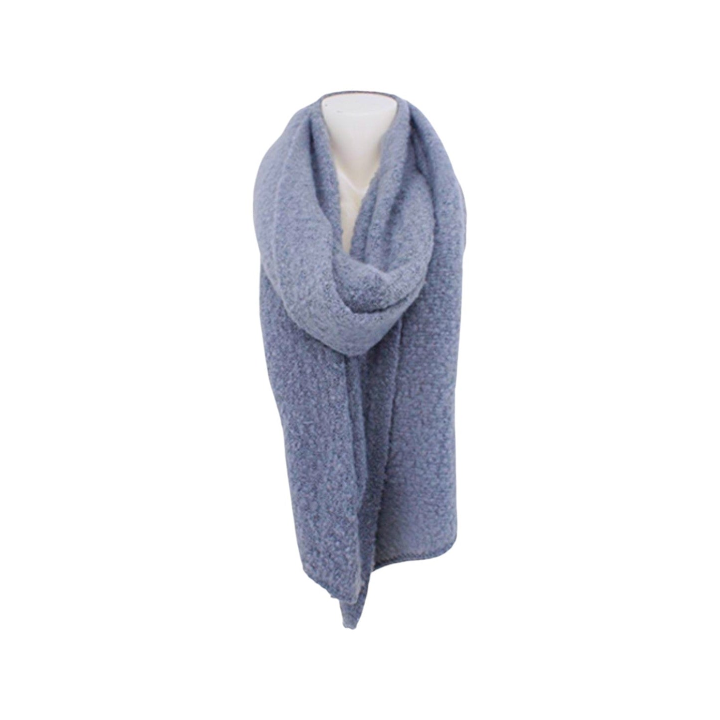 Winter Damen Schal Trapez » Bouclé Damenschal 200x40 cm » Winterschal Trapezschal » Alpaca Touch-Feeling | weich & flauschig