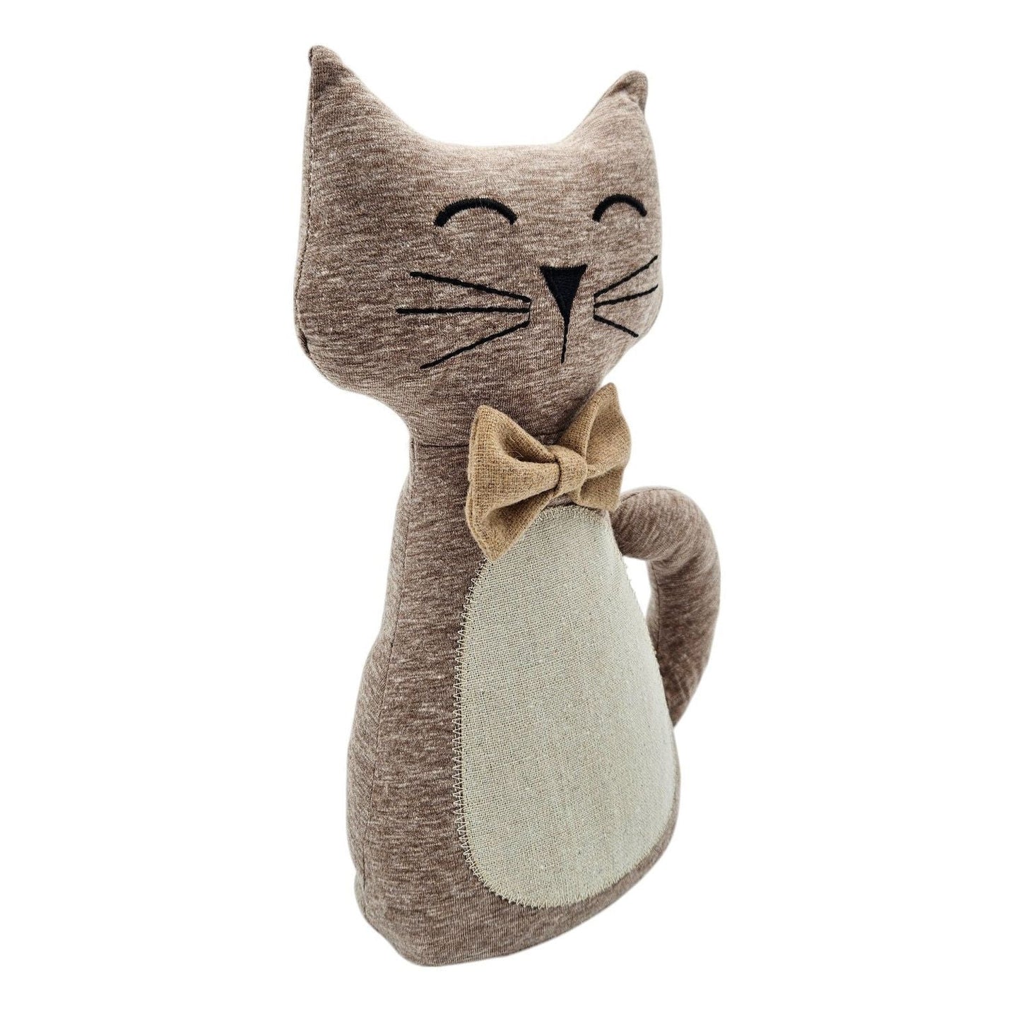 Türstopper Katze Molly Türhalter Sandfüllung Stofftier Deko Katze 30 cm