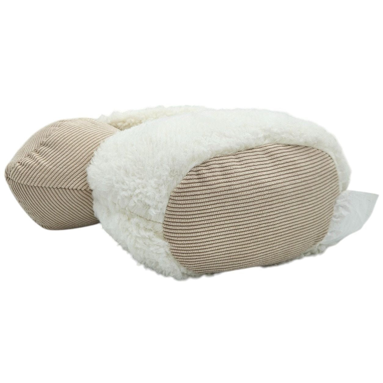 Türstopper Türsack Schaf Kuh Hund Türpuffer für Boden Stoff und Sand weiß beige
