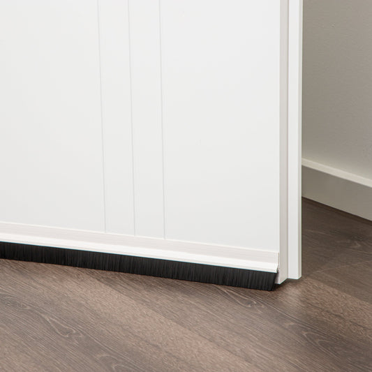 Türleiste Bürstendichtung Türdichtung 100 cm weiß braun Selbstklebend Zugluftstopper