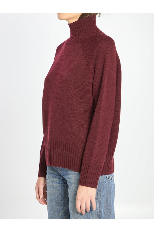 Turtleneck in wool and cashmere