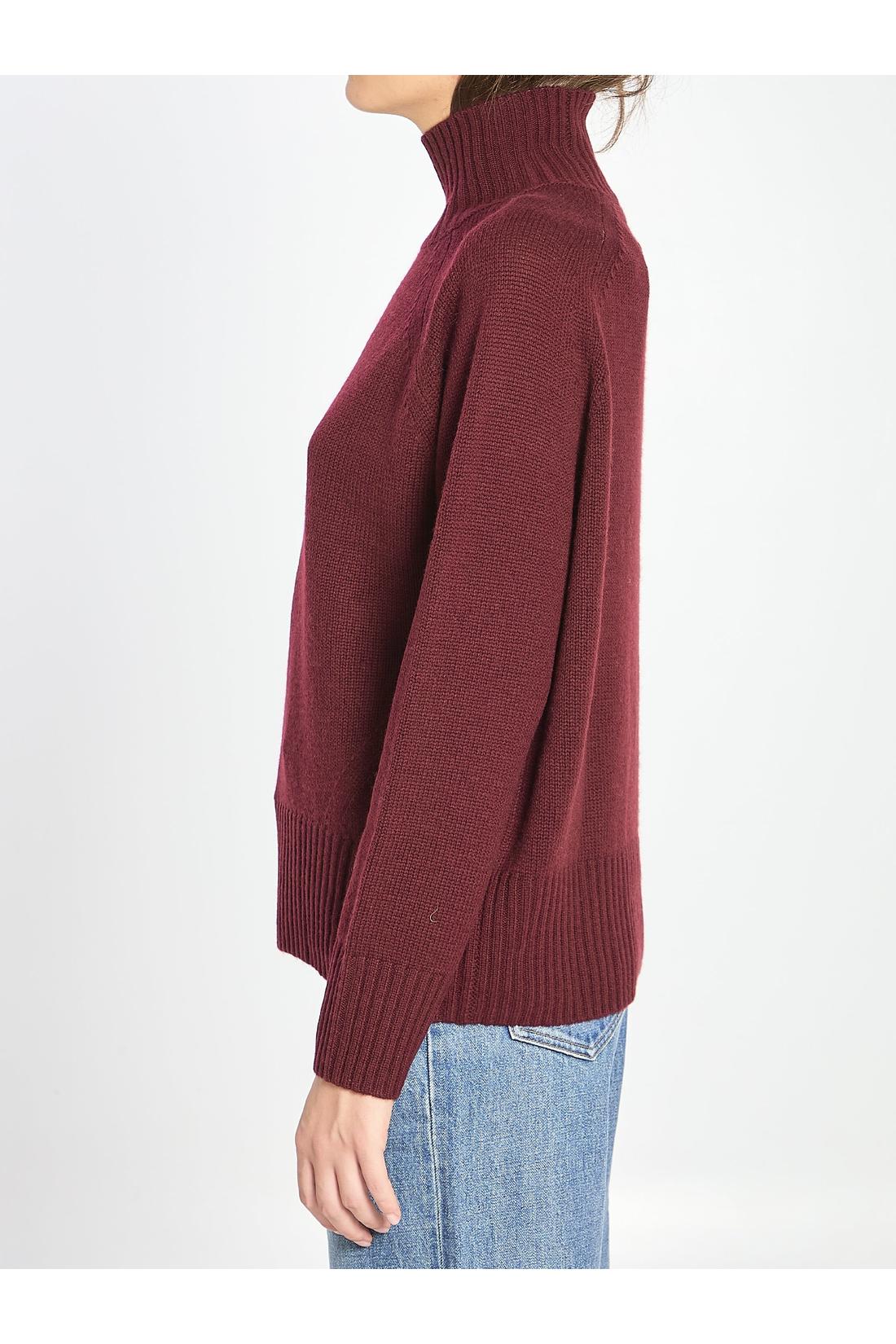 Turtleneck in wool and cashmere