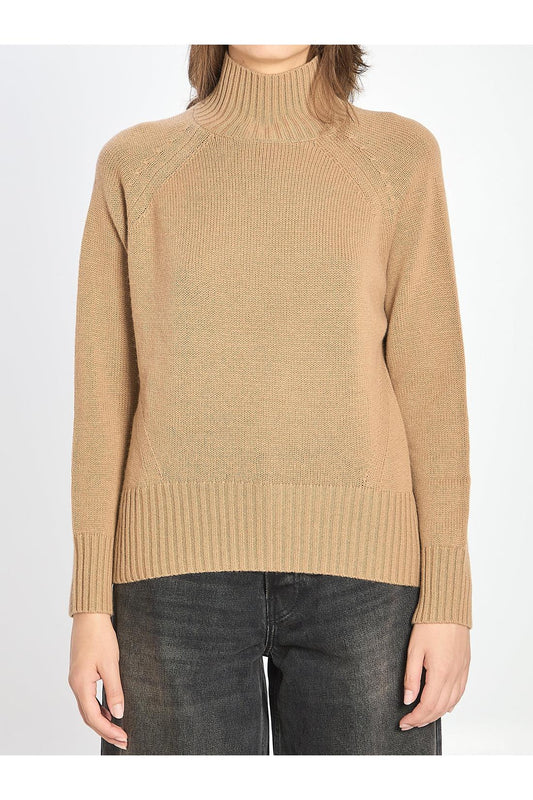 Turtleneck in wool and cashmere