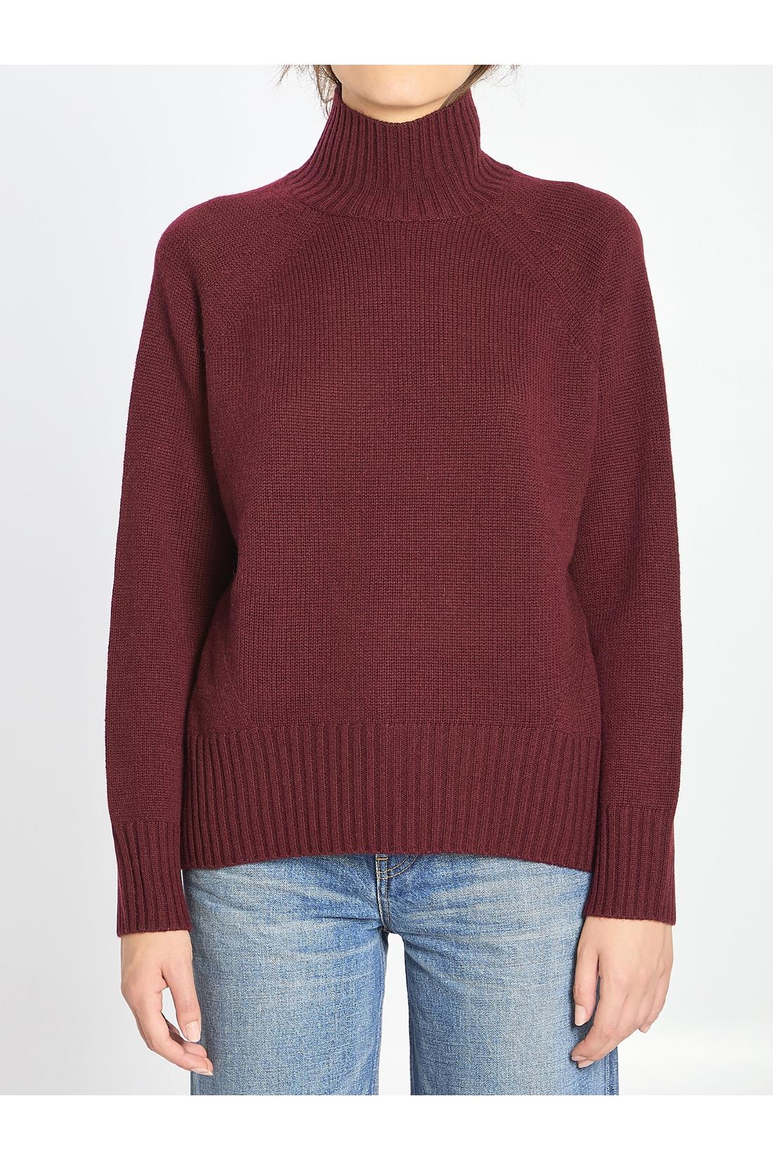 Turtleneck in wool and cashmere