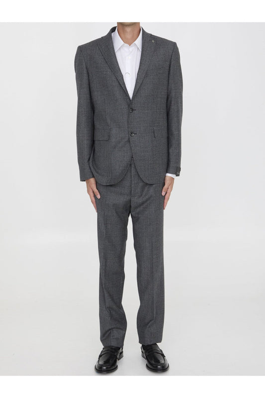 Two-piece suit in virgin wool