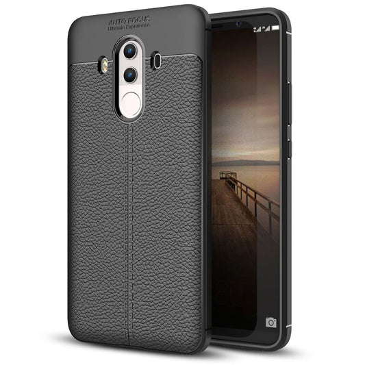 Huawei Mate 10 Pro Leather Look Phone Case by NALIA, Silicone Cover Case Protection
