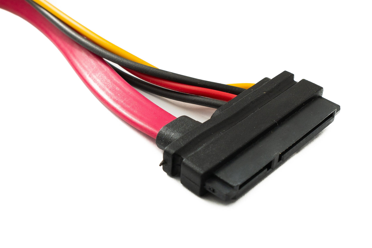 SYSTEM-S SATA snúra 30 cm 22 pinna 7+15 karlkyns í kvenkyns fyrir harða diska