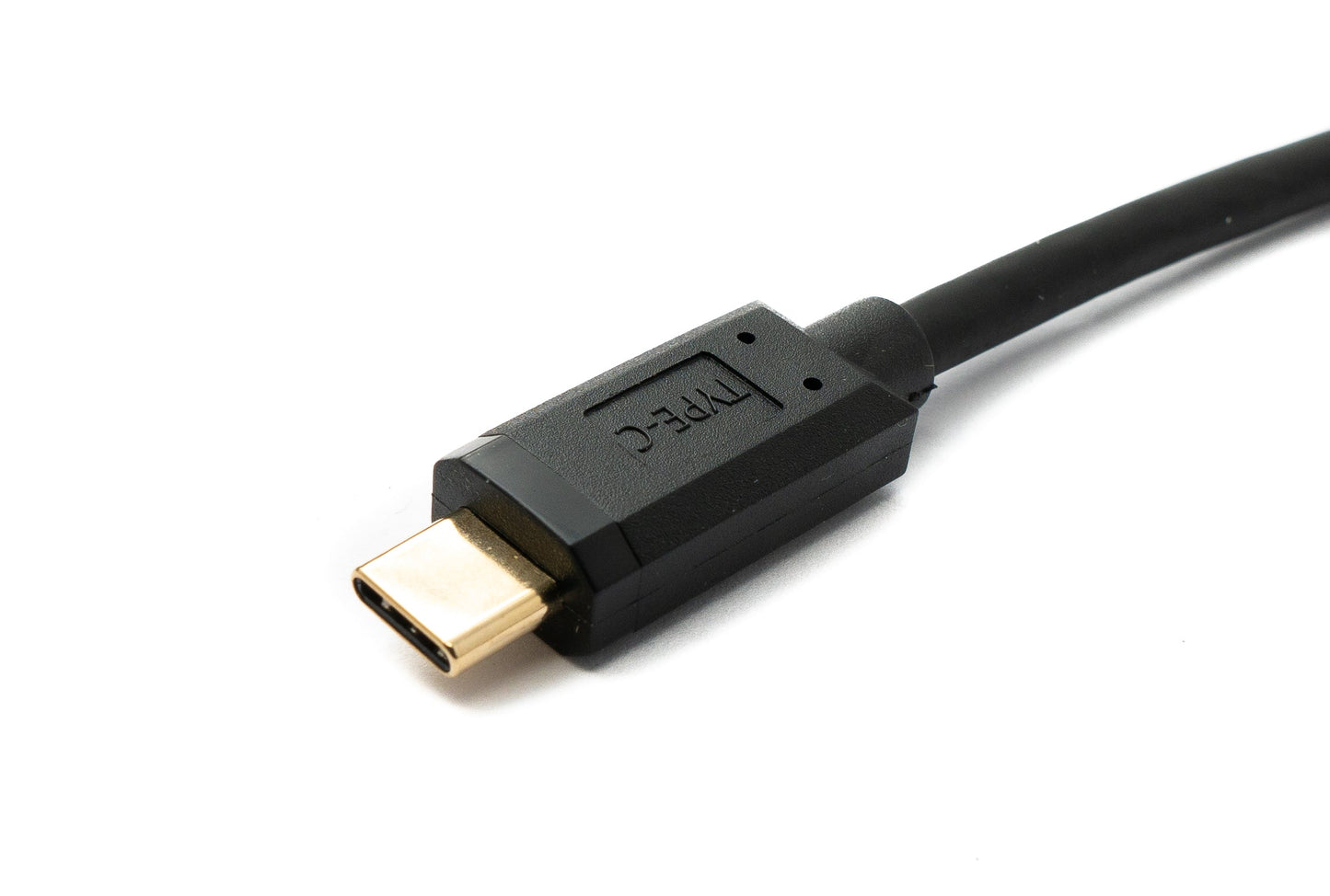 SYSTEM-S USB 3.1 Gen 2 Type C snúra 30 cm karlkyns í karlkyns 10 Gbit/s 100W rispuvörn horn
