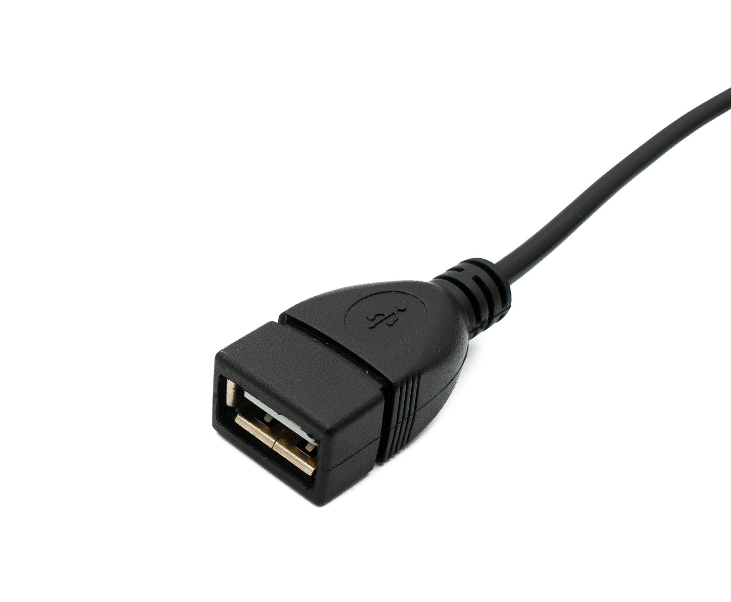 SYSTEM-S USB 2.0 snúra 100 cm af gerðinni A karlkyns í kvenkyns rofi, rétthyrndur
