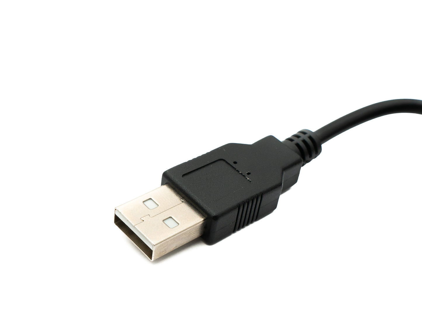 SYSTEM-S USB 2.0 cable 20 cm Type A male to female switch in black