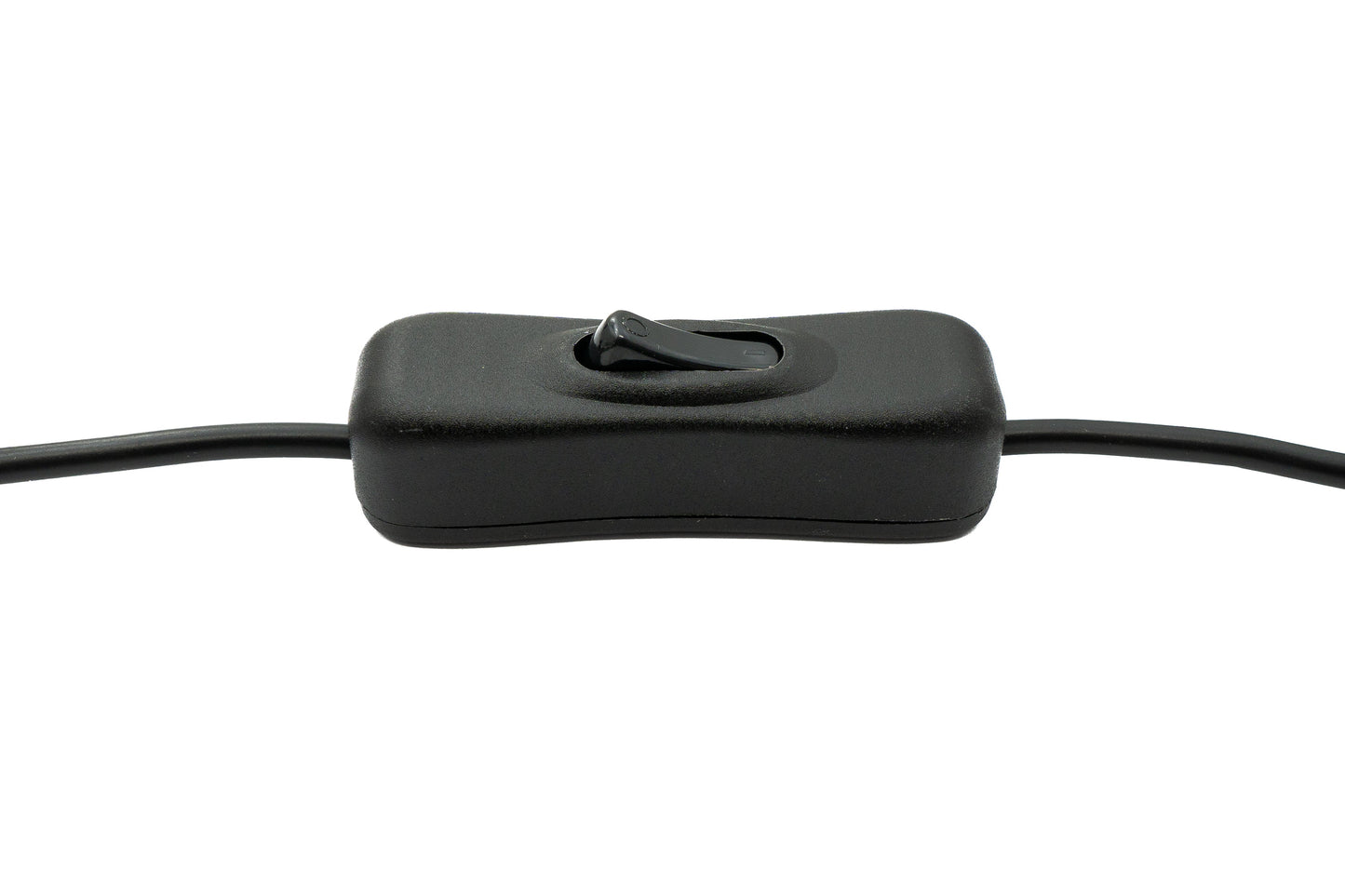 SYSTEM-S USB 2.0 cable 20 cm Type A male to female switch in black