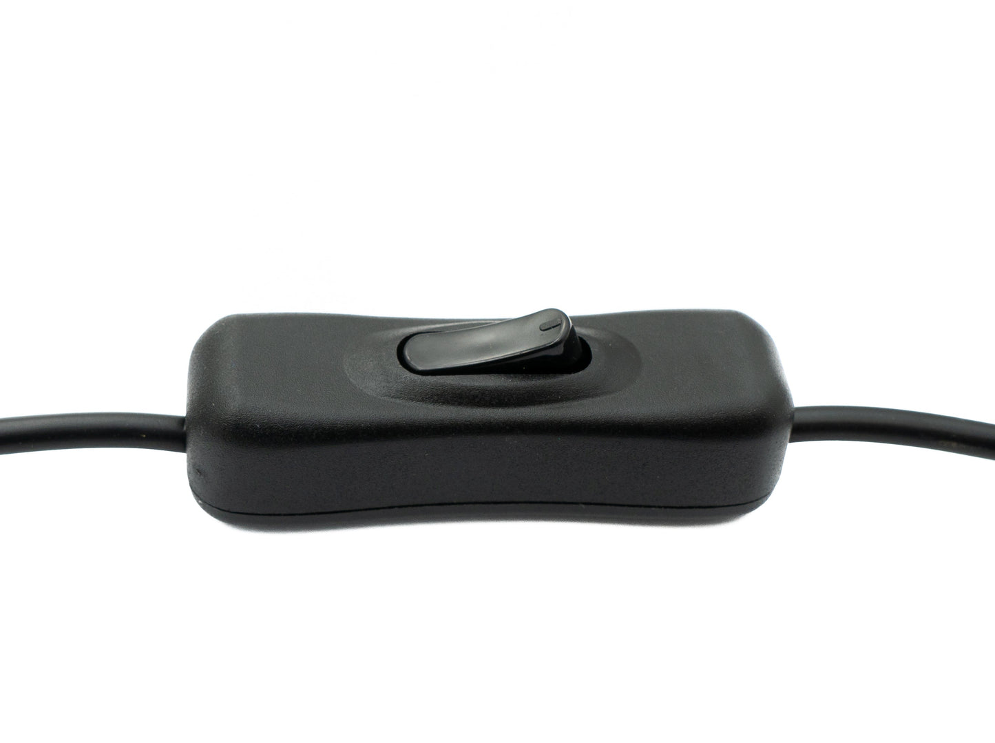 SYSTEM-S USB 2.0 cable 2 m type B male to A male switch in black 