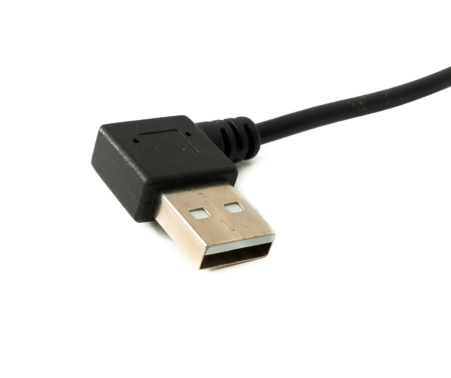 SYSTEM-S USB 2.0 snúra 30 cm af gerðinni A karlkyns í kvenkyns rofi, rétthyrndur 