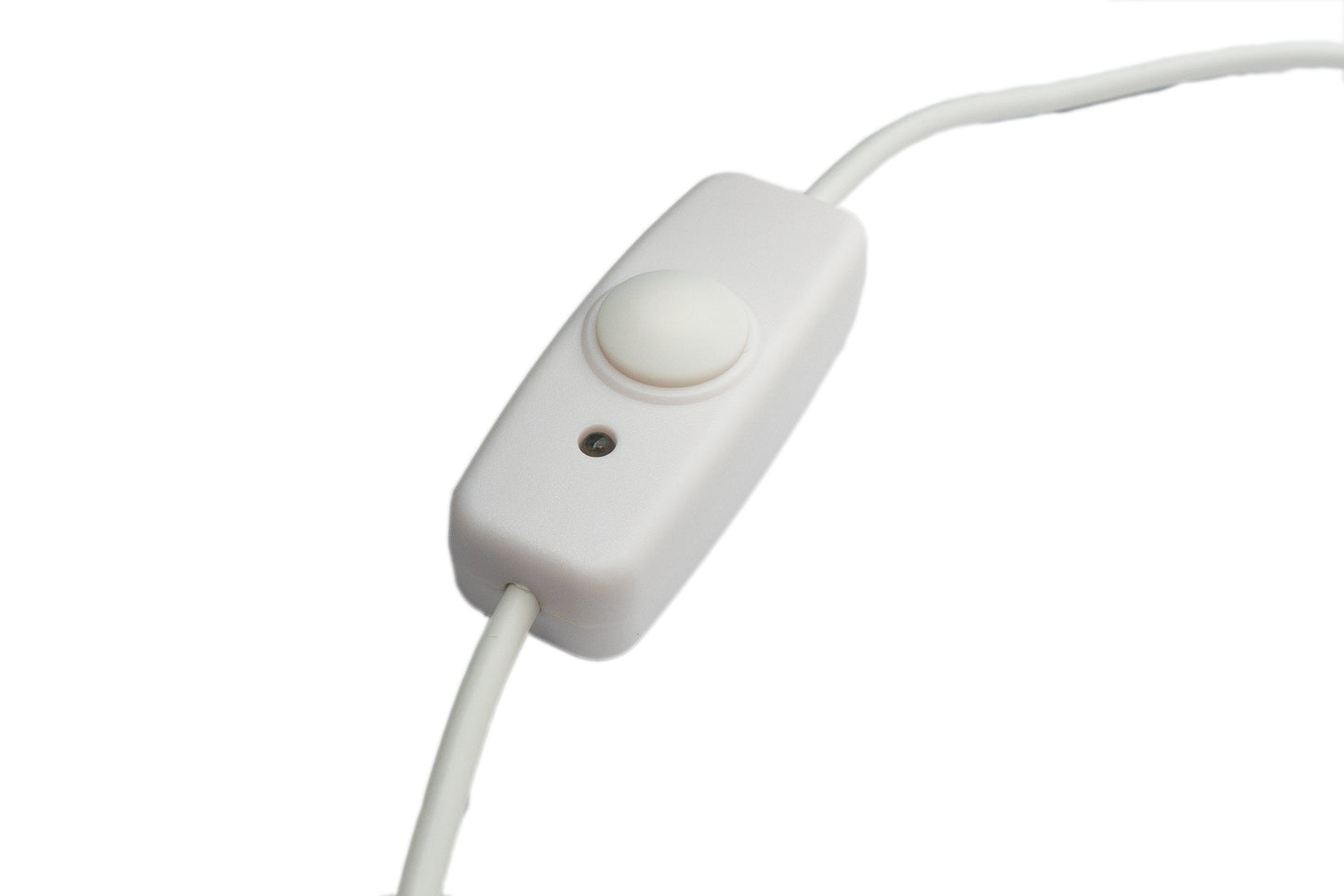 SYSTEM-S USB 3.1 cable 120 cm Type C plug to 2.0 A plug switch in white 
