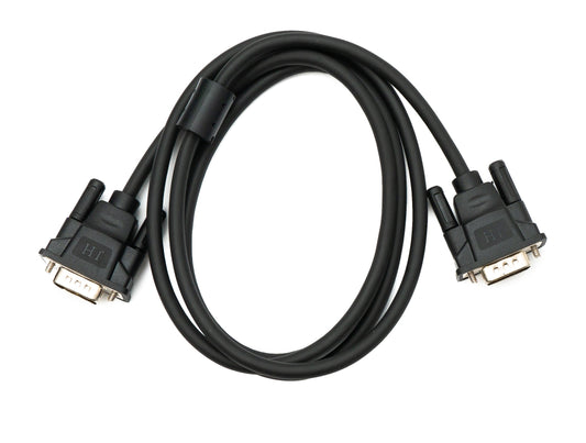 SYSTEM-S VGA Kabel 150 cm HD15 Stecker zu Stecker Panel Mount Schraube DSub 15pin