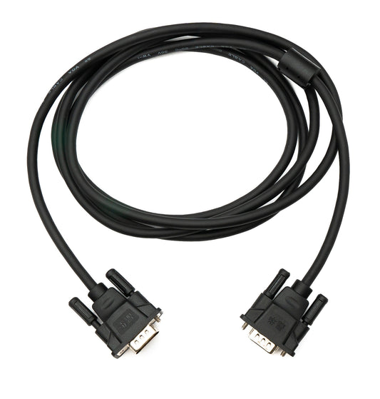 SYSTEM-S VGA Kabel 2 m HD15 Stecker zu Stecker Panel Mount Schraube DSub 15pin