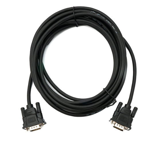 SYSTEM-S VGA Kabel 5 m HD15 Stecker zu Stecker Panel Mount Schraube DSub 15pin