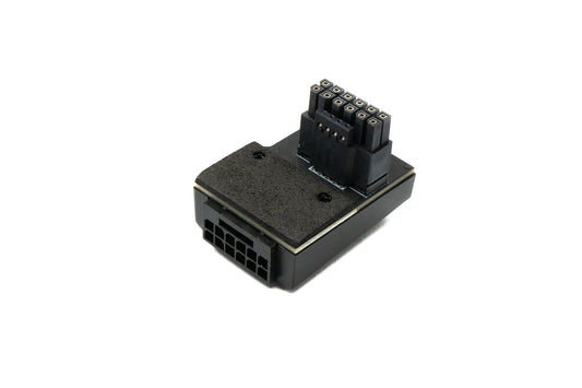 SYSTEM-S ATX3.0 Adapter PCI-E 5.0 12 Pin Buchse zu 16 Pin Stecker Down Angled Winkel für RTX 3090Ti 3080