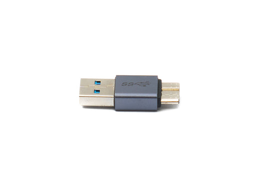 SYSTEM-S USB 3.0 Adapter Typ A Stecker zu Micro B Stecker unidirektional Kabel 5 Gbit/s 100W