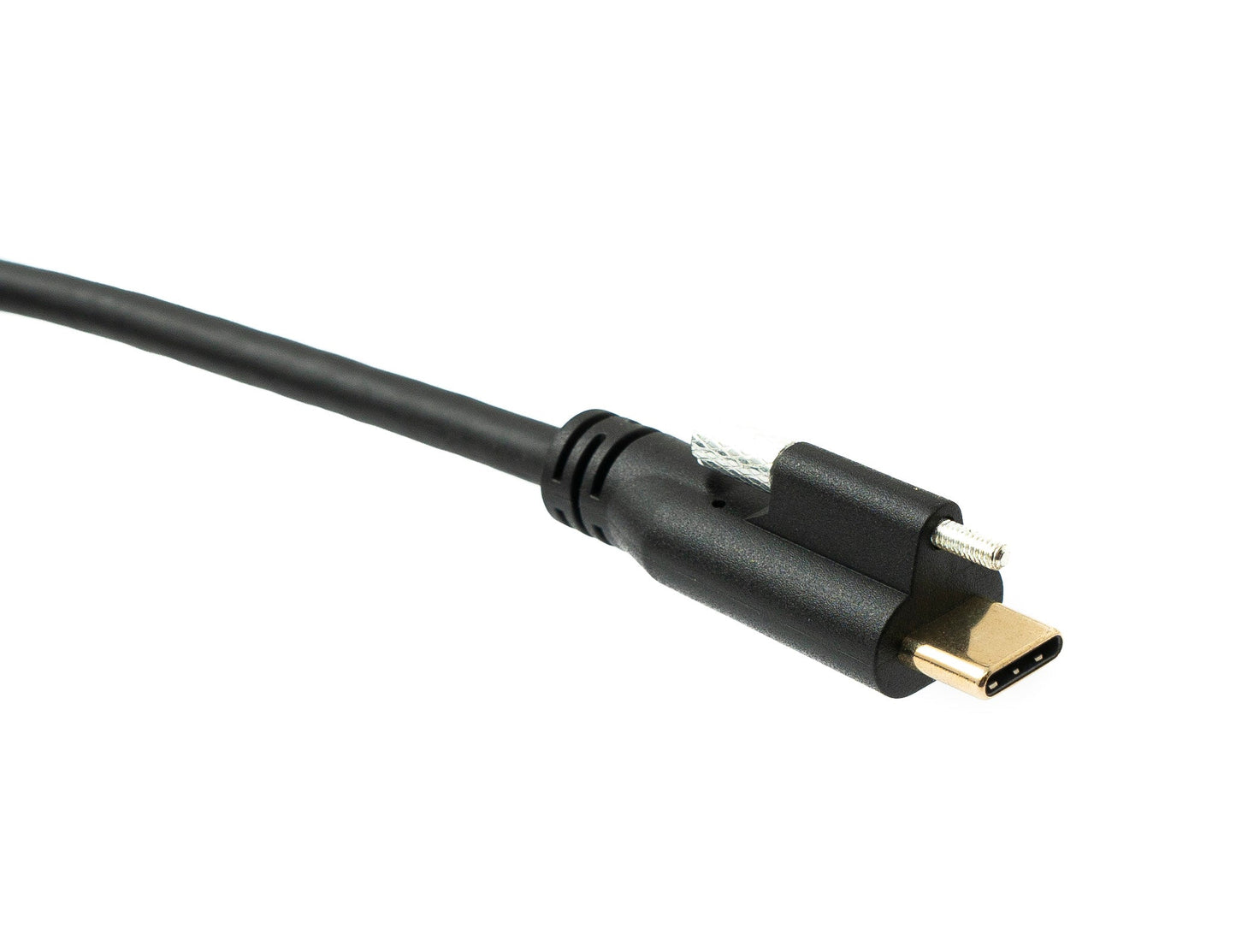 SYSTEM-S USB 3.1 Gen 2 snúra 2 m Tegund C karlkyns í karlkyns tengi fyrir spjaldfestingu 10 Gbit/s 100W