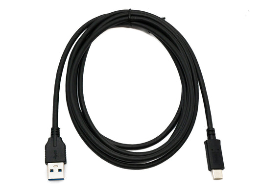 SYSTEM-S USB 3.1 snúra 2 m Type C karlkyns í 3.0 A karlkyns 5 Gbit/s 100W í svörtu
