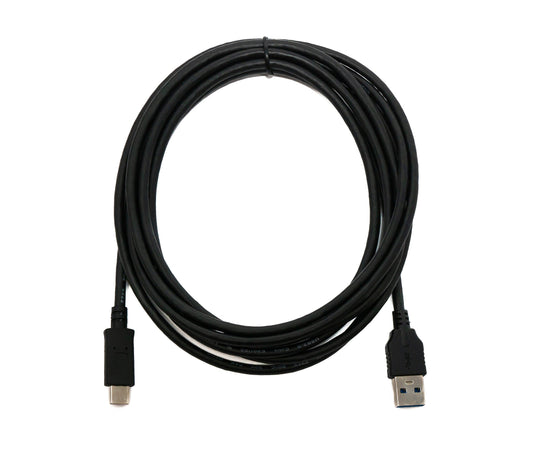 SYSTEM-S USB 3.1 Kabel 3 m Typ C Stecker zu 3.0 A Stecker  Kabel  5 Gbit/s 100W in Schwarz