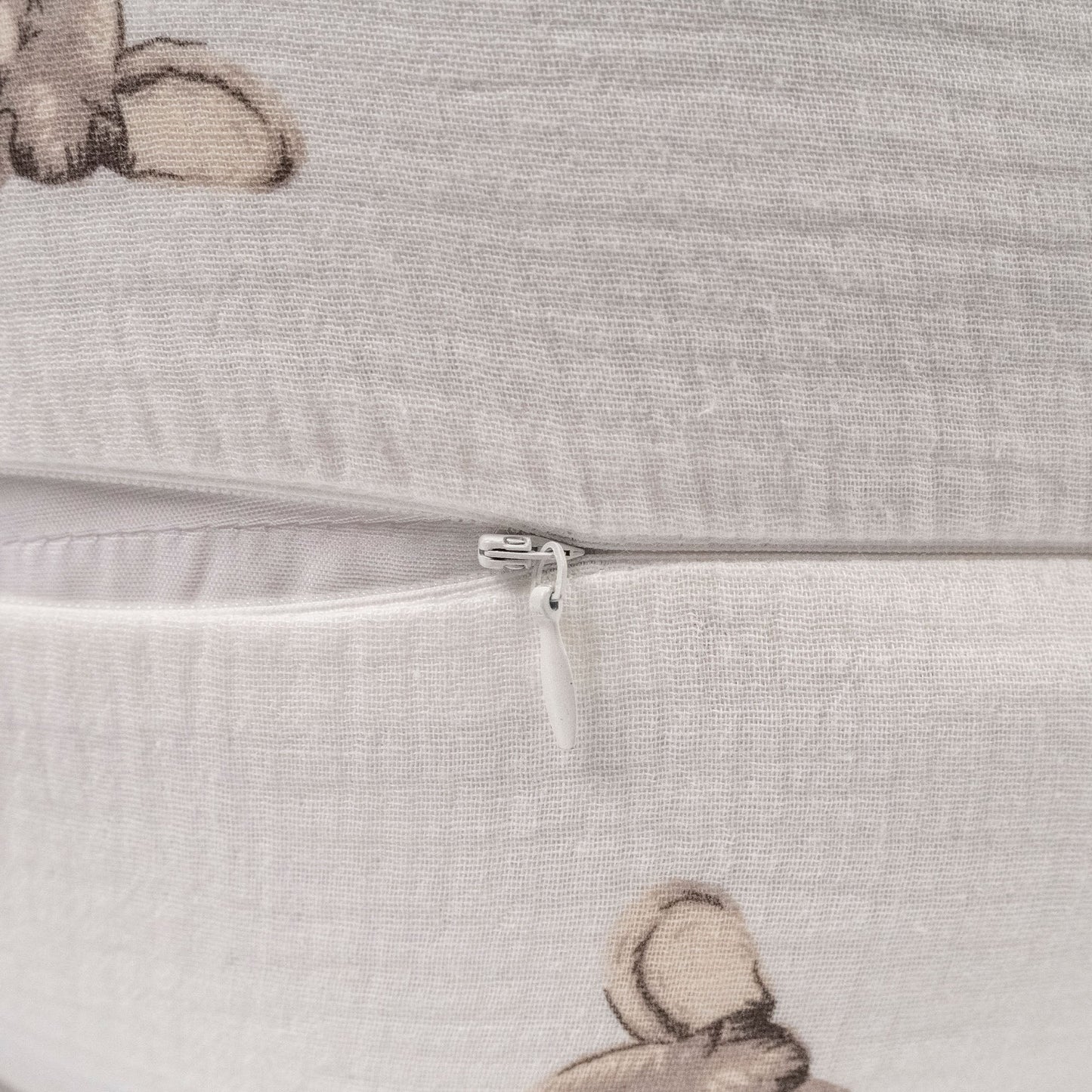 Stillkissen & Schwangerschaftskissen Musselin XXL | Teddybär