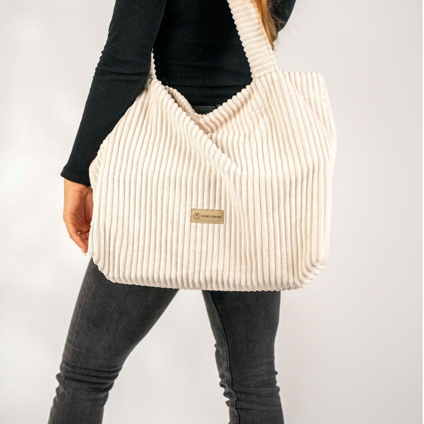 Wickeltasche Cord für den Kinderwagen - Mom bag