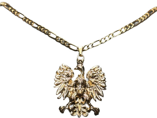 Polen Adler Halskette - 18K vergoldet & Legierung
