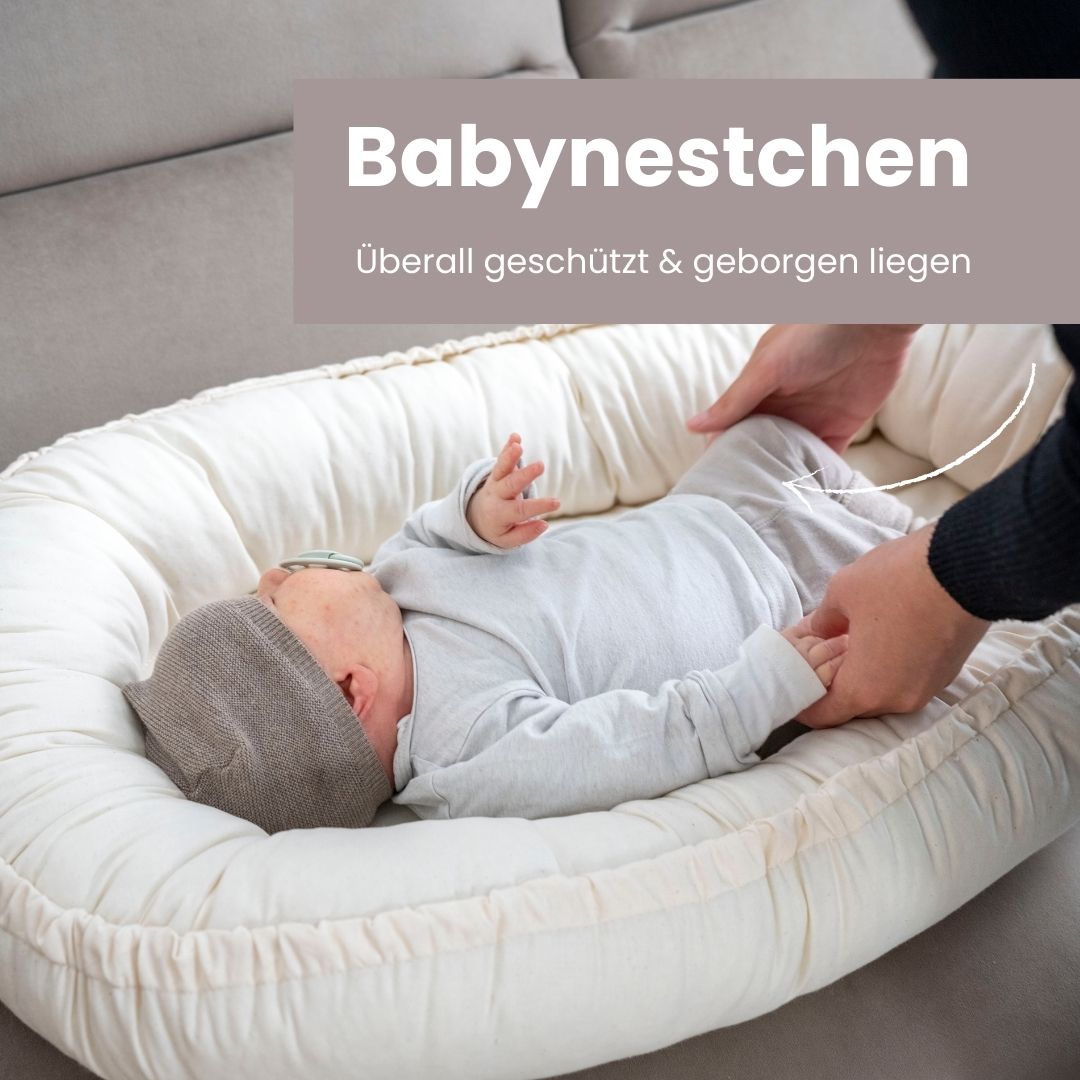 Babynestchen Bio Baumwolle – mitwachsender & nachhaltiger Baby-Kokon