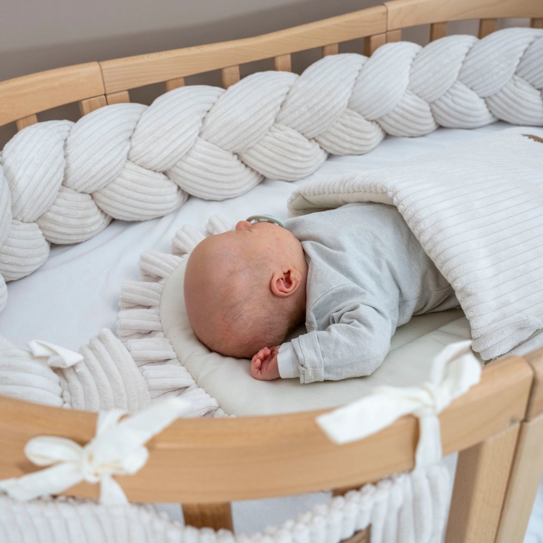 Bettschlange geflochten Cord – Kuschelige & robuste Bettumrandung