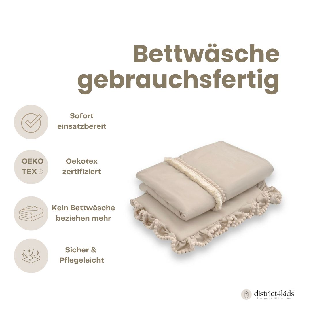 Bettwäsche gebrauchsfertig Boho – Weich, Stilvoll & Antiallergen