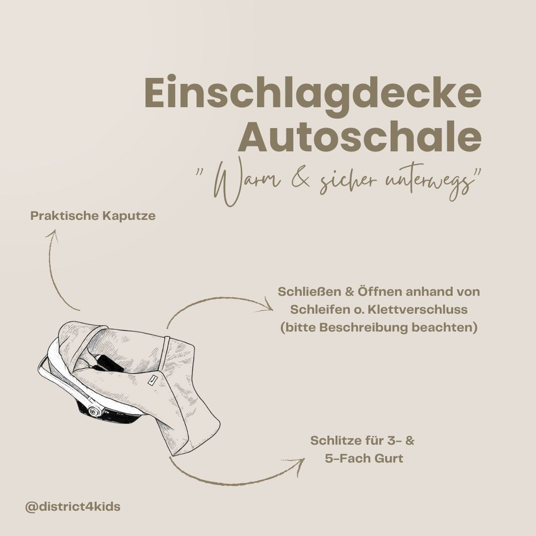 Einschlagdecke Musselin – Perfekt für jede Autoschale