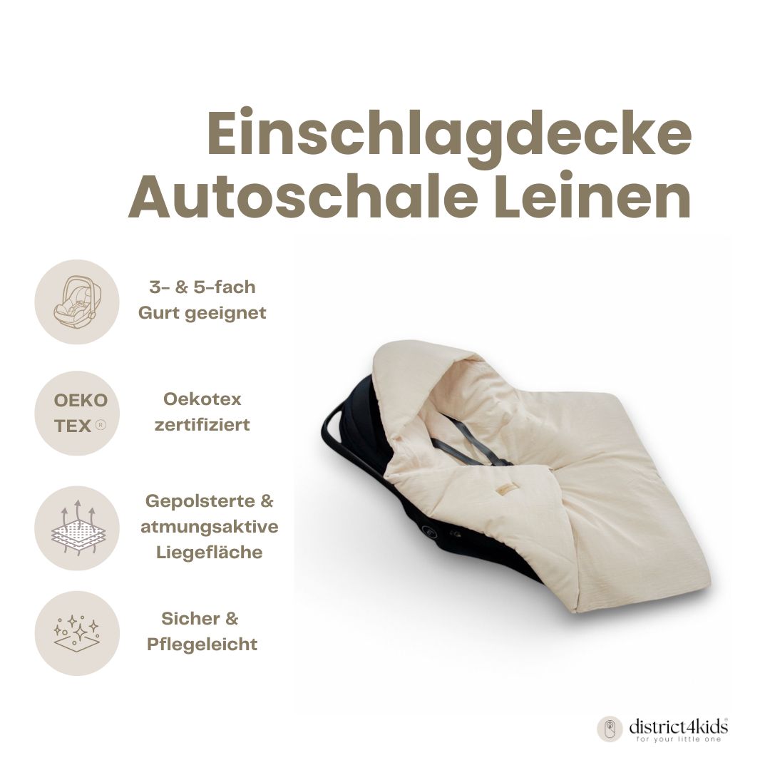Einschlagdecke Leinen – Perfekt für jede Autoschale