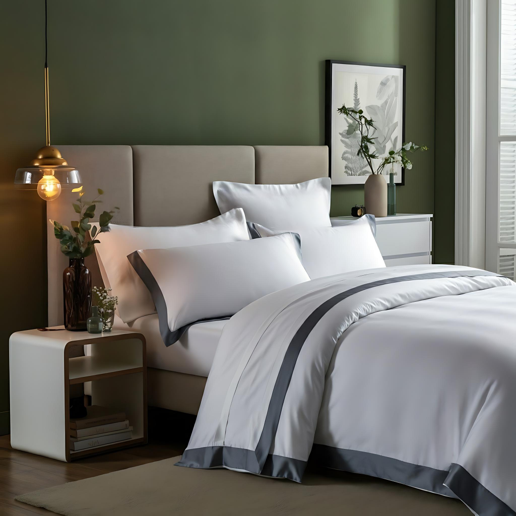 Eclipse bómullar-satín koddaver