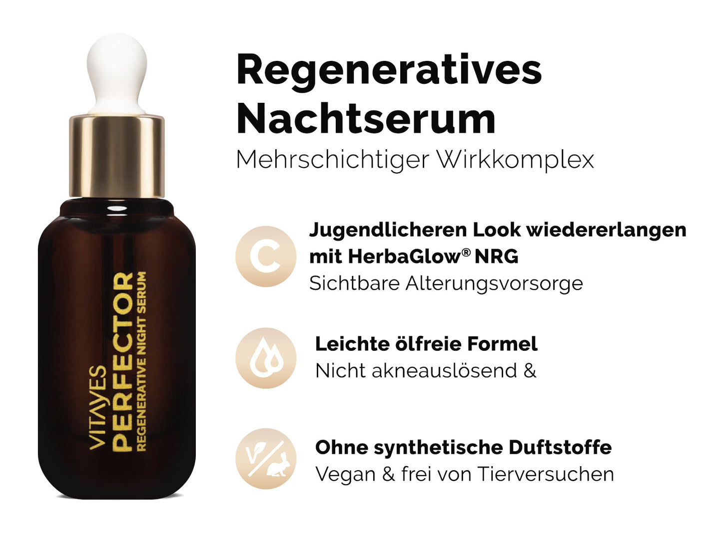 Perfector Night Serum - Intensiver Regenerations-Boost - 30 ml