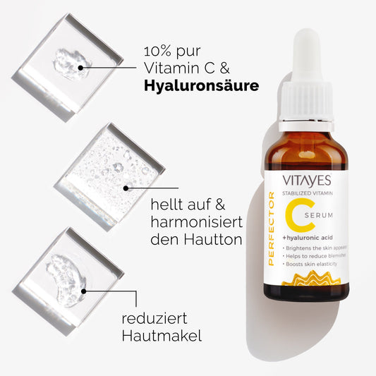 Perfector Vitamin C 10% Serum – Mit Hyaluron 30 ml