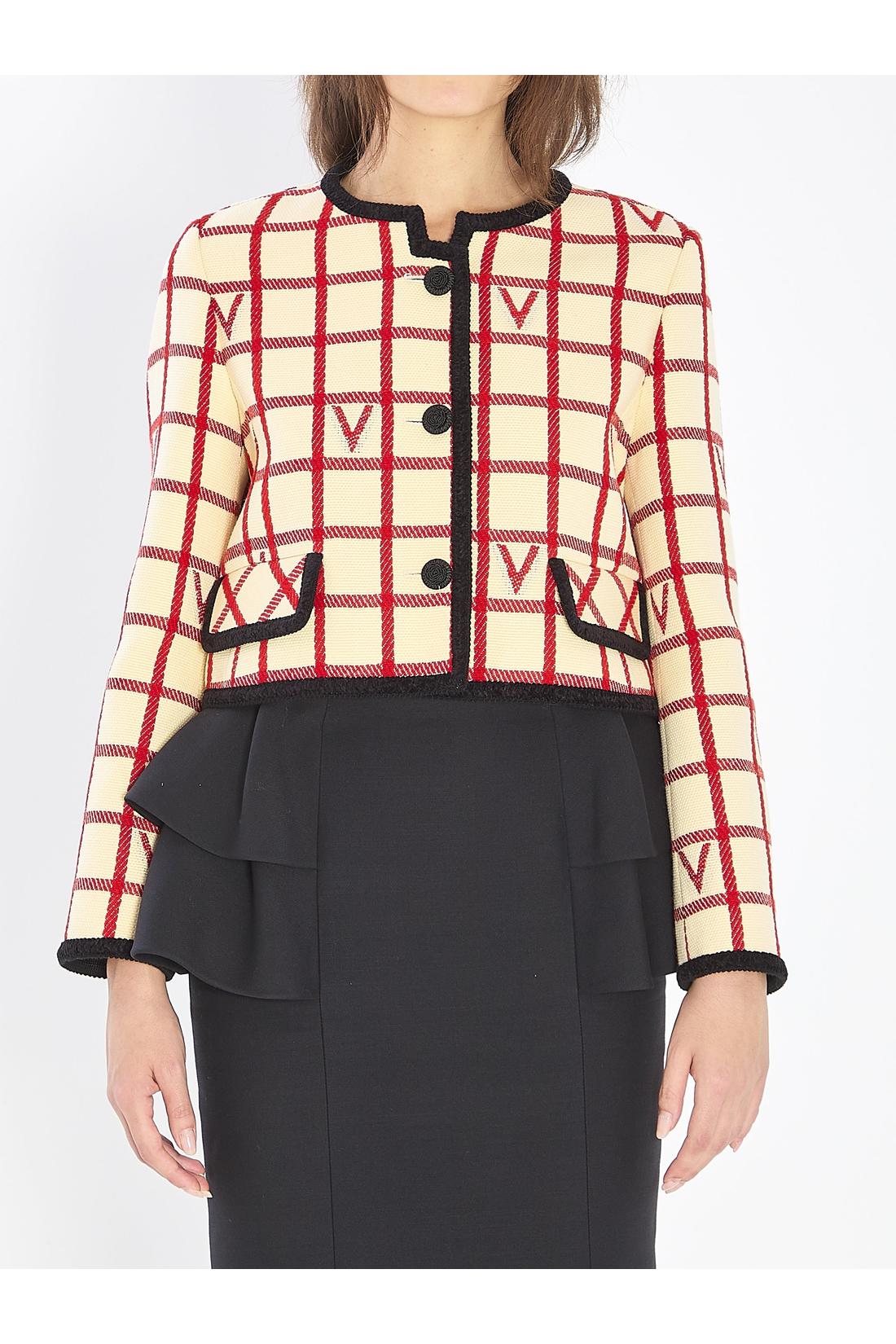 VLogo Check jacket