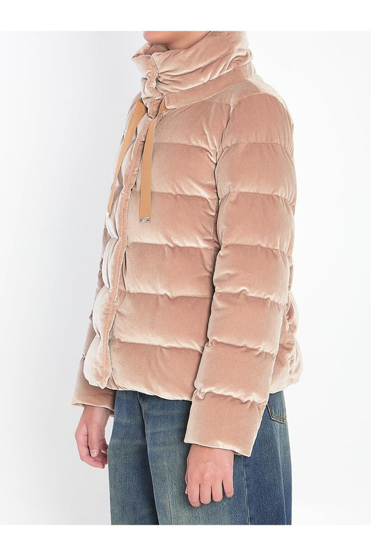 Velvet-effect jacket