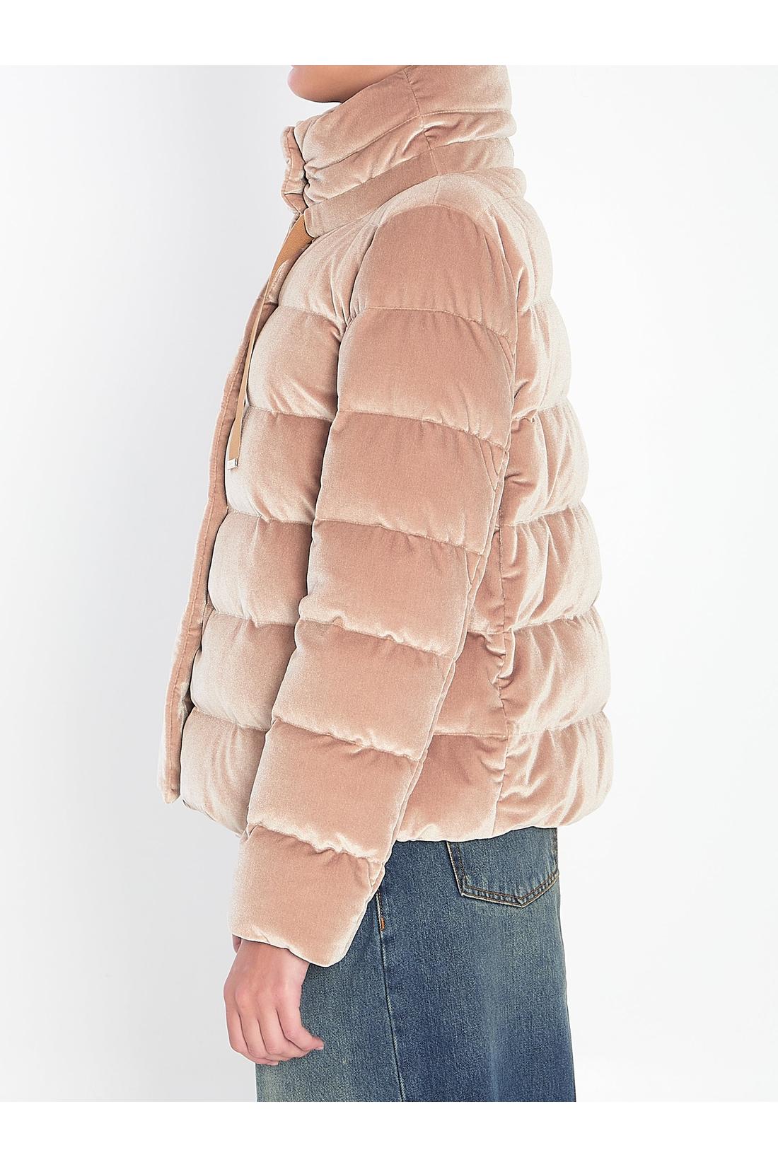 Velvet-effect jacket