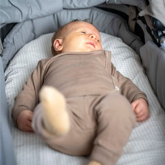 Spannbetttuch Baumwolle kariert - weich, atmungsaktiv & hautfreundlich