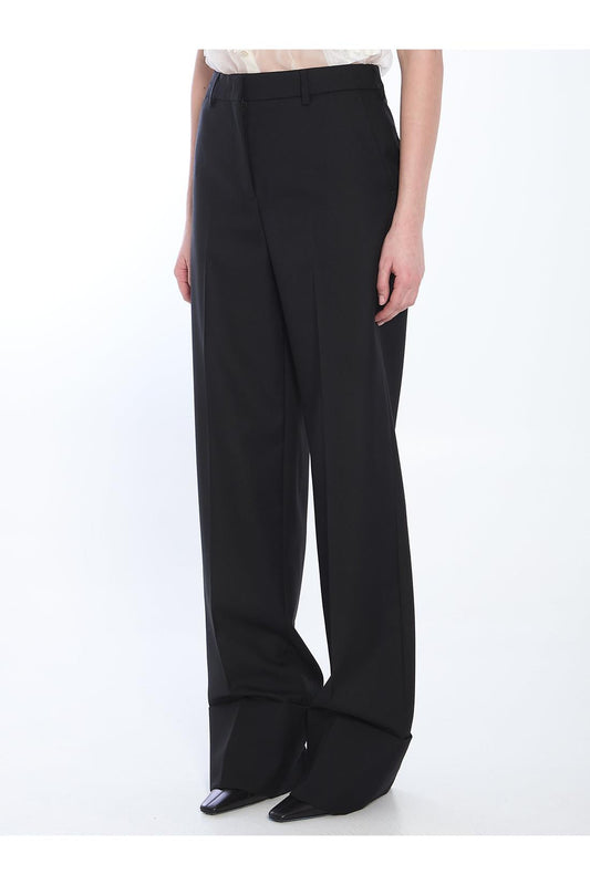 Virgin wool trousers