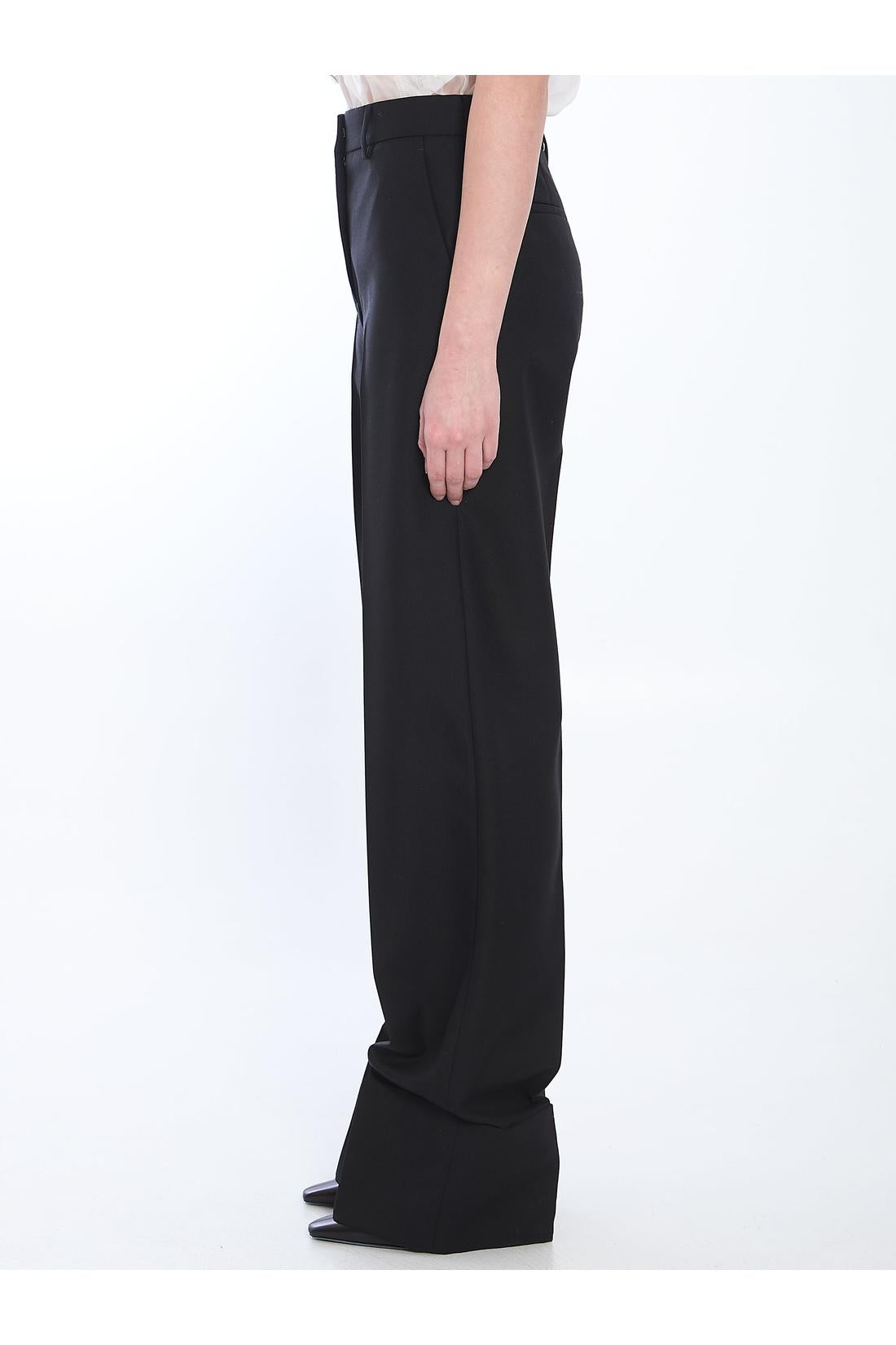 Virgin wool trousers