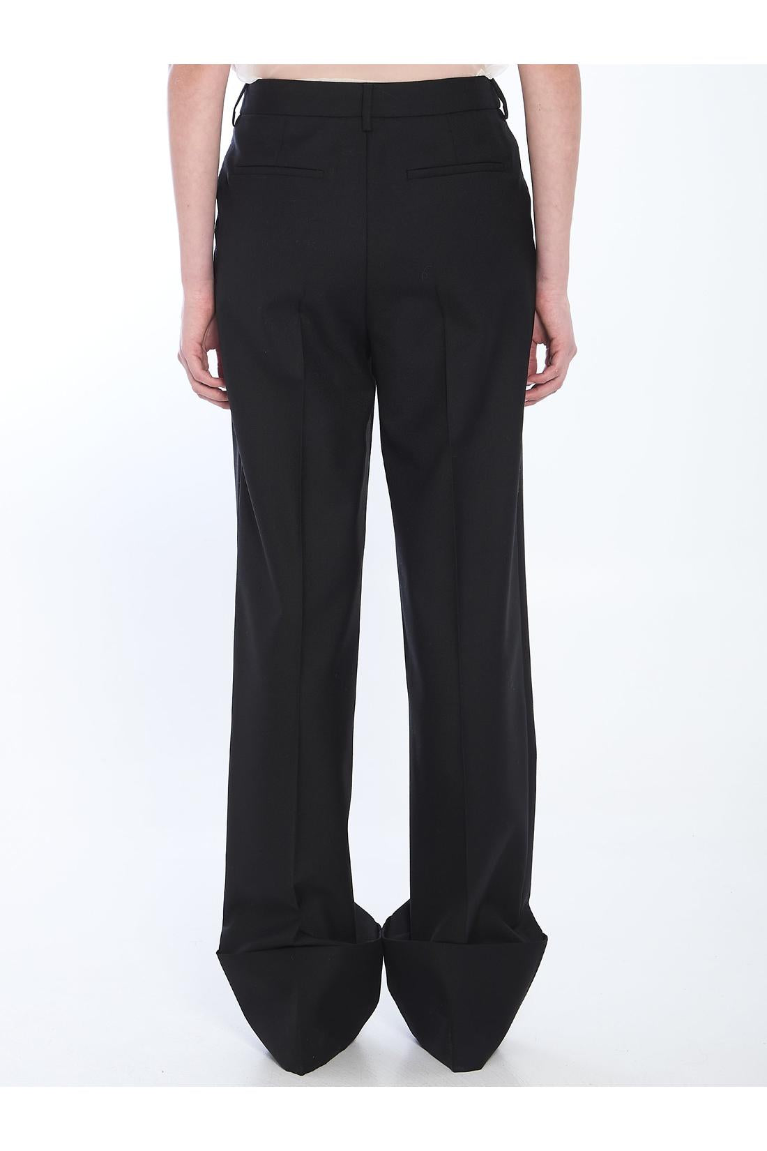 Virgin wool trousers