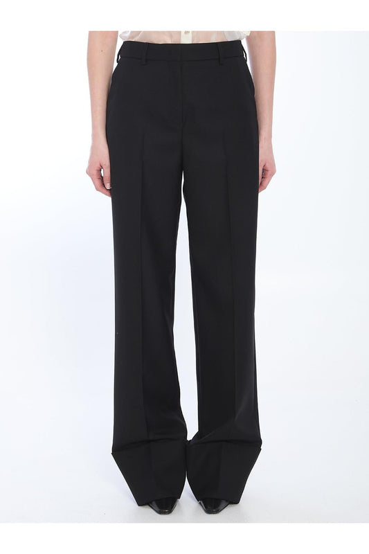 Virgin wool trousers
